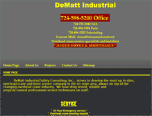 Tablet Screenshot of demattindustrial.com